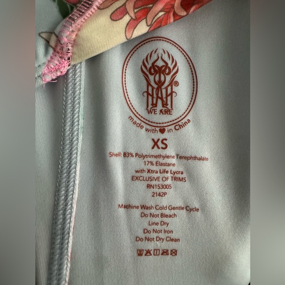 REVOLVE WE ARE HAH GLOVES OFF BODYSUIT/SWIMSUIT XS KYOTO KIMONO NEW SOLD OUT - Picture 9 of 10